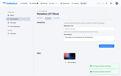 Fertig: Titel, Beschreibung und Foto sind gespeichert und werden ab sofort in der öffentlichen Darstellung verwendet.