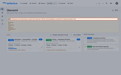 Vor dem Download meldet der Export, welche Haltestellen keine Koordinaten haben. Fahrten, die sie bedienen, erscheinen im Feed ohne diesen Halt — deshalb steht es hier und nicht in einem Protokoll.