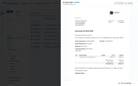 Rechnung mit Vorschau
