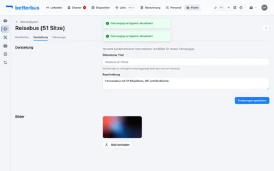 Fertig: Titel, Beschreibung und Foto sind gespeichert und werden ab sofort in der öffentlichen Darstellung verwendet.